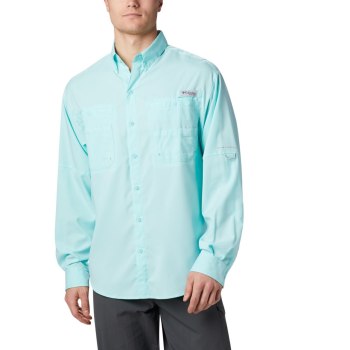 Columbia Overhemd Heren, PFG Tamiami II Long Sleeve Big LichtBlauw, 91SCEUAKY